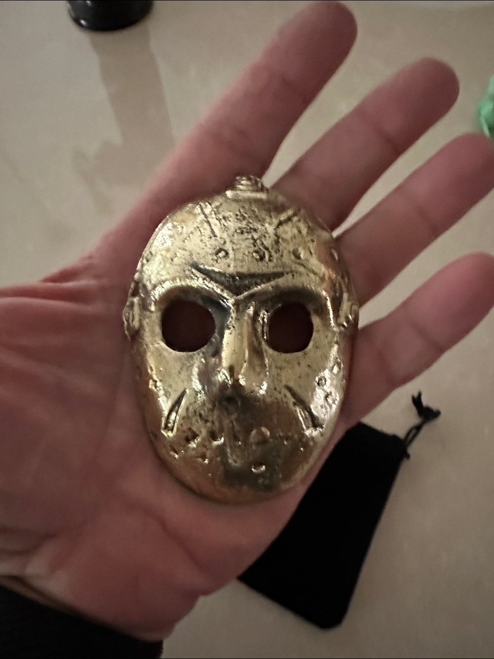 Jason Friday 13 th  Brass mask